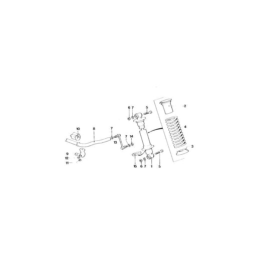 Genuine BMW 31352160106 E26 Stabilizer (Inc.  & M1) | ML Performance UK Car Parts