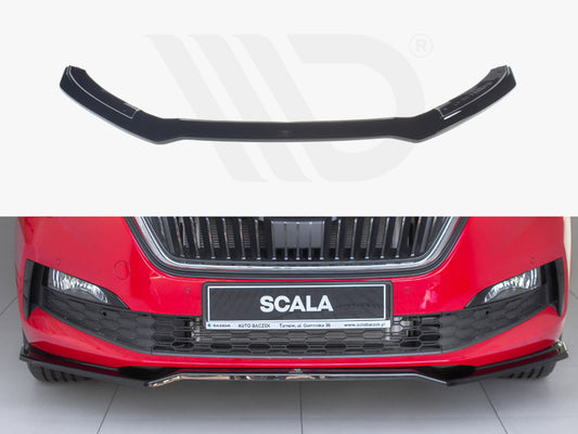 Maxton Design SK-SC-1-FD2T Front Splitter V.2 Skoda Scala (2019-up) | ML Performance UK Car Parts