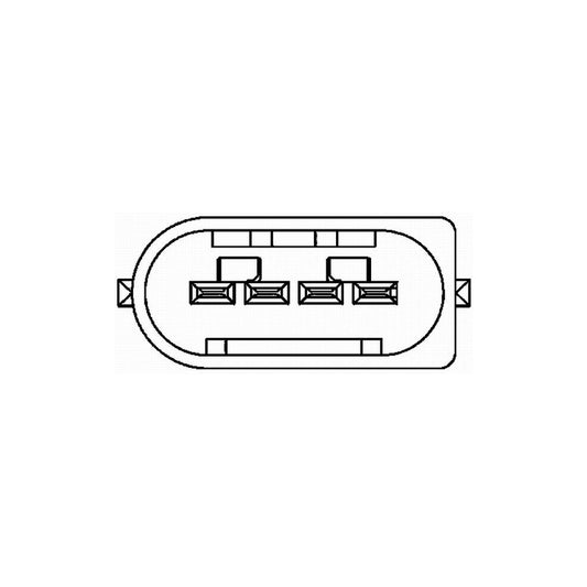 Hella 8ET 009 149-341 Mass Air Flow Sensor