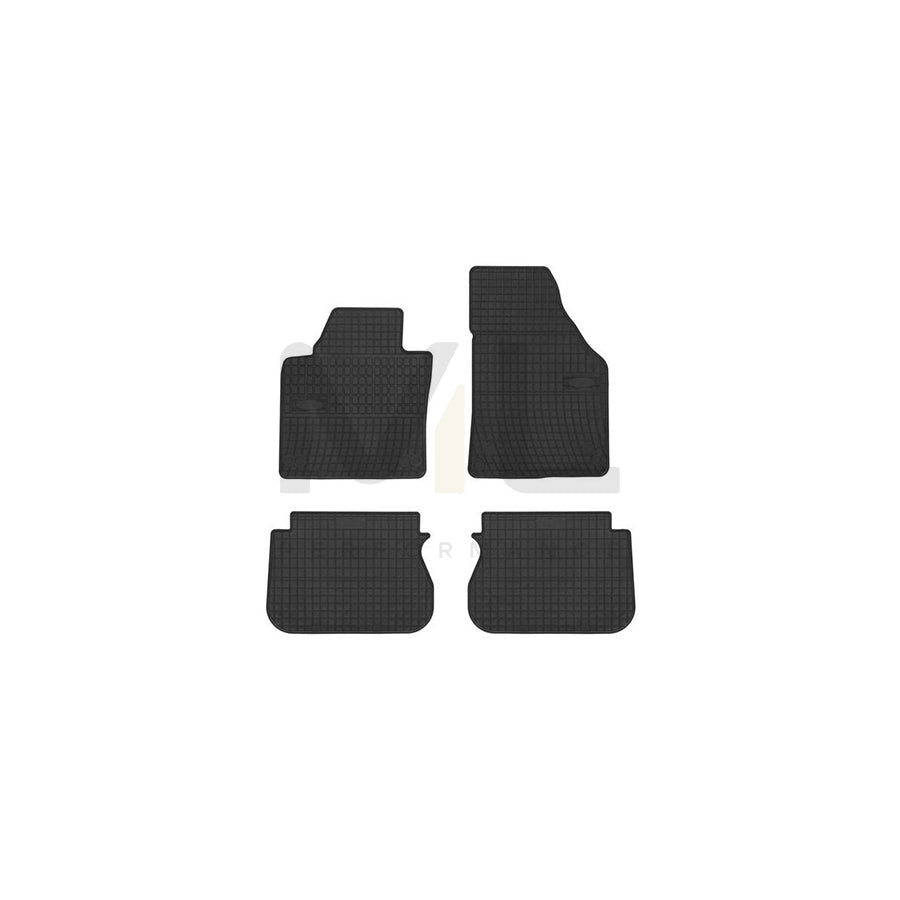 FROGUM Tailored 0391 Floor mat set for VW CADDY Elastomer, Front and Rear, Quantity: 4, Black | ML Performance Car Parts
