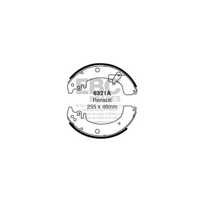 EBC 6321A Opel Renault Vauxhall Rear Brake Shoes (Inc. Arena & Trafic) 1 | ML Performance UK Car Parts