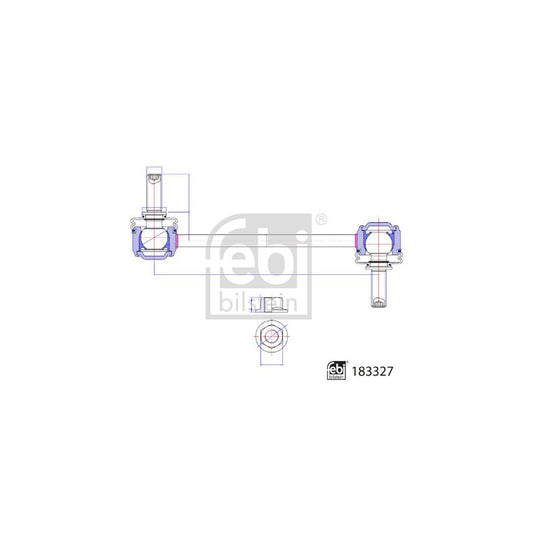 Febi Bilstein 183327 Anti Roll Bar Link For Alfa Romeo Giulia Saloon (952)