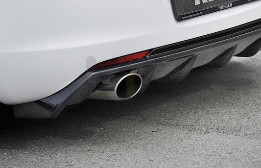Rieger 00099861 Opel Astra J Rear Diffuser 1 | ML Performance UK Car Parts