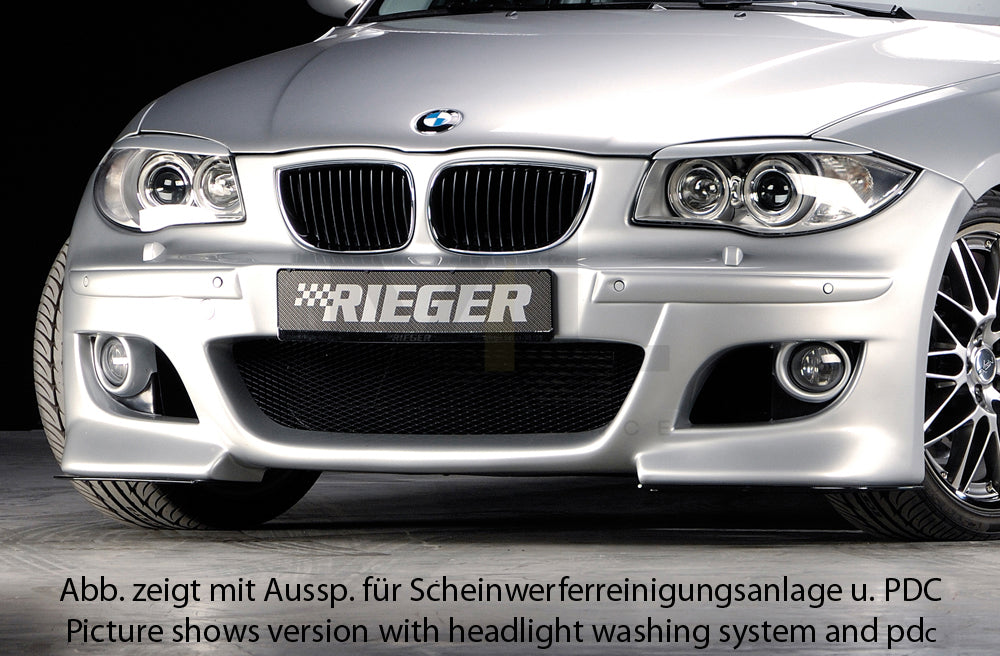 Rieger 00035014 BMW 1 Series E87 Front Bumper 1 | ML Performance UK Car Parts