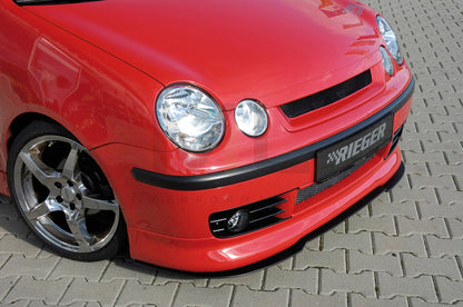 Rieger 00047103 VW 9N Polo Mk5 Front Splitter 2 | ML Performance UK Car Parts