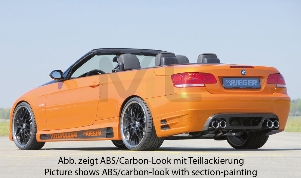 Rieger 00099568 BMW 3 Series E92 E93 Rear Diffuser 3 | ML Performance UK Car Parts