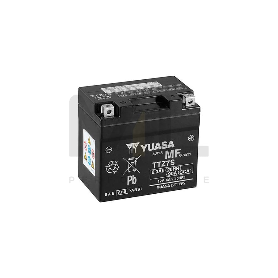 Yuasa TTZ7 12v VRLA Motorbike & Motorcycle Battery | ML Performance UK Car Parts