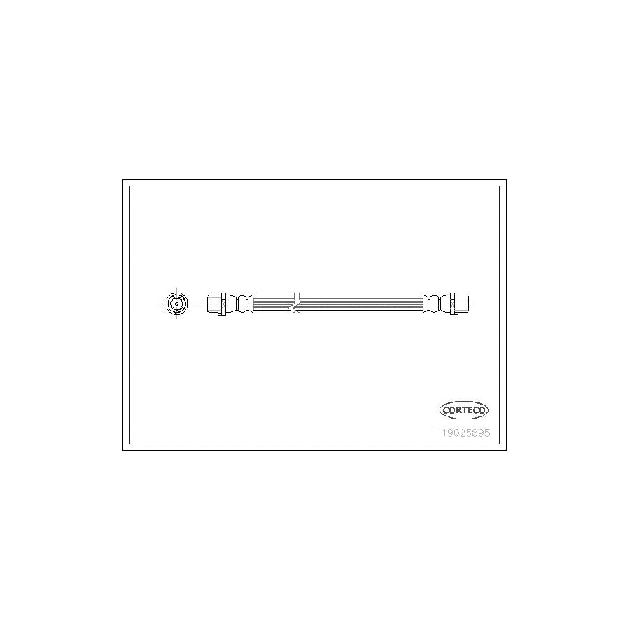 Corteco 19025895 Brake Hose | ML Performance UK