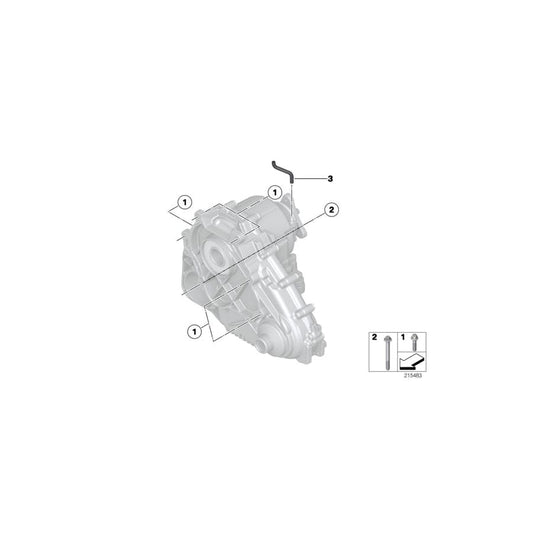 Genuine BMW 27108658316 F25 F26 Vent Pipe (Inc. X3 28dX, X4 20dX & X4 20iX) | ML Performance UK Car Parts