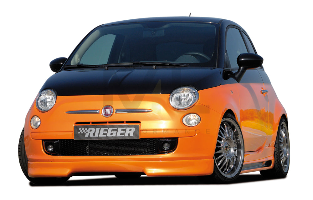 Rieger 00056060 Fiat 500 (312) Front Splitter 6 | ML Performance UK Car Parts