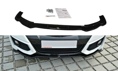 Maxton Design HO-CI-9F-FD1T Front Splitter Honda Civic MK9 (Facelift) | ML Performance UK Car Parts
