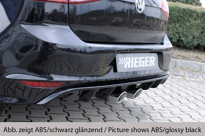 Rieger 00059573 VW Mk7-Line Golf R Rear Diffuser 2 | ML Performance UK Car Parts
