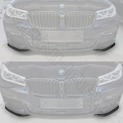 MANHART MH2G1121208 CARBON TWO-PIECE FRONT SPOILER FOR BMW G1X 7-SERIES