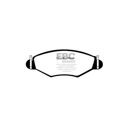 EBC PDKF1555 Peugeot Ultimax Front Brake Pad & Plain Disc Kit (Inc. 206 & 306) 2 | ML Performance UK Car Parts