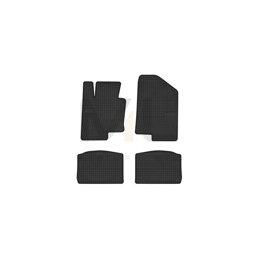 FROGUM Tailored 0426 Floor mat set for KIA Optima / K5 (TF) Elastomer, Front and Rear, Quantity: 4, Black | ML Performance Car Parts