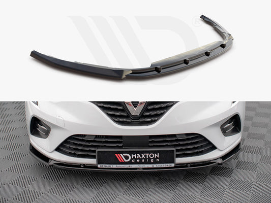 Maxton Design RE-CL-5-FD2T Front Splitter V.2 Renault Clio MK5 (2019-) | ML Performance UK Car Parts