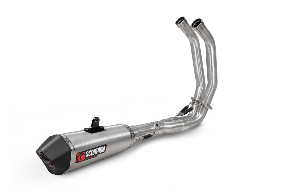 Scorpion RYA124SYSSEO Yamaha Tracer 7 Serket Taper Full System - Brushed Stainless Steel Sleeve | ML Performance UK UK