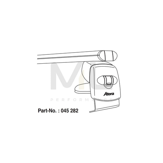 ATERA SIGNO 045282 Roof bars for AUDI A3 Sportback (8VA, 8VF) for rain gutters, 122 cm, 75 kg, Aluminium | ML Performance Car Parts