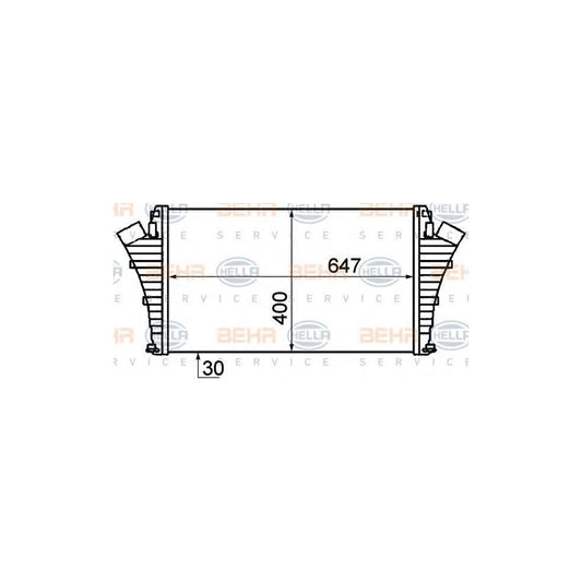 Hella 8ML 376 899-151 Intercooler