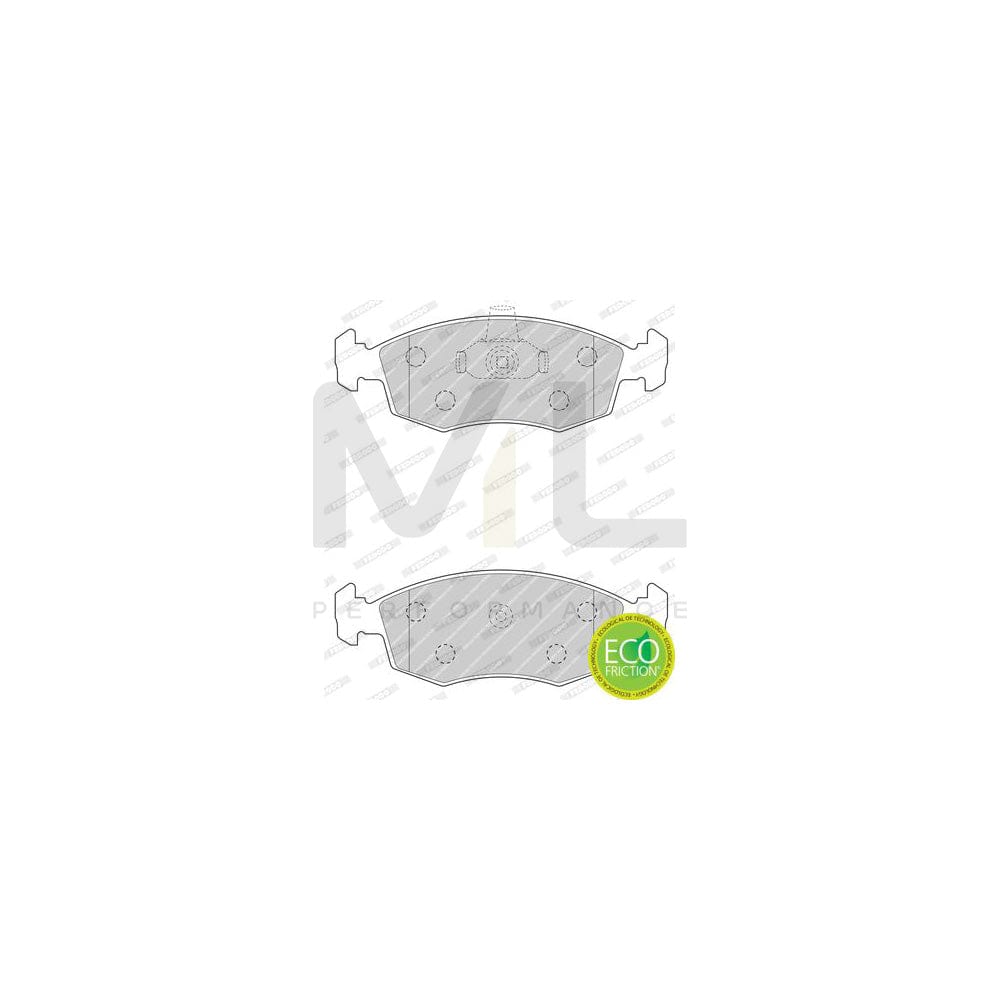 Ferodo Premier Fdb1524 Brake Pad Set Not Prepared For Wear Indicator, With Piston Clip, Without Accessories | ML Performance Car Parts