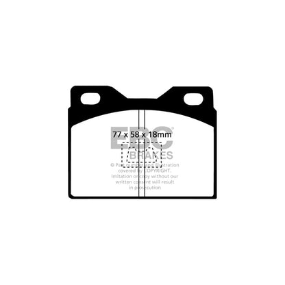 EBC PDKF1560 Peugeot 304 Ultimax Front Brake Pad & Plain Disc Kit 2 | ML Performance UK Car Parts