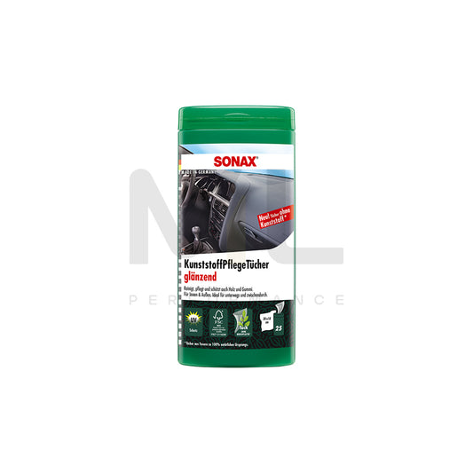 Sonax Plastic Care Wipes Glossy (Box) 25pcs. | ML Performance Car Care