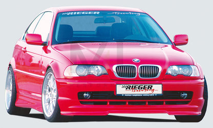Rieger 00050202 BMW 3 Series E46 Front Splitter 2 | ML Performance UK Car Parts