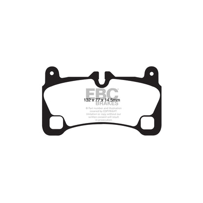 EBC PLK1694 Porsche Cayenne (9PA) Yellowstuff Pads and Brake Line Performance Pack - Brembo Caliper 3 | ML Performance UK Car Parts