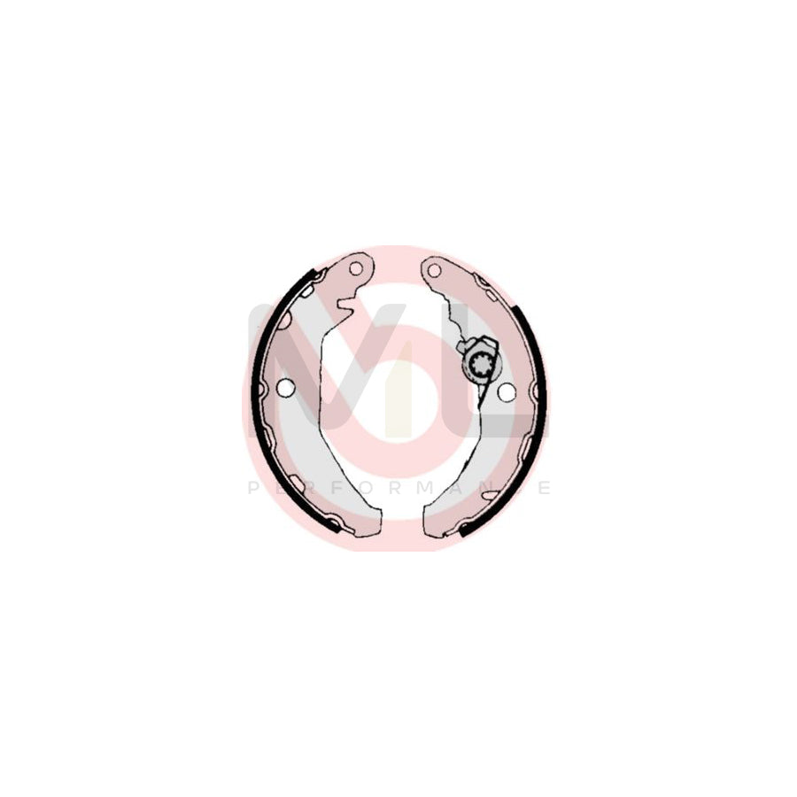 BREMBO S 24 510 Brake Shoe Set for FORD FIESTA with accessories | ML Performance Car Parts