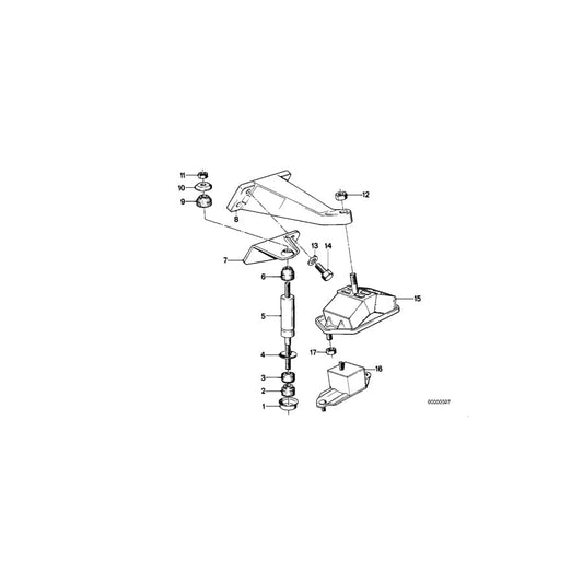 Genuine BMW 11811175120 E23 Supporting Bracket Right (Inc. 745i, 728iS & 733i) | ML Performance UK Car Parts