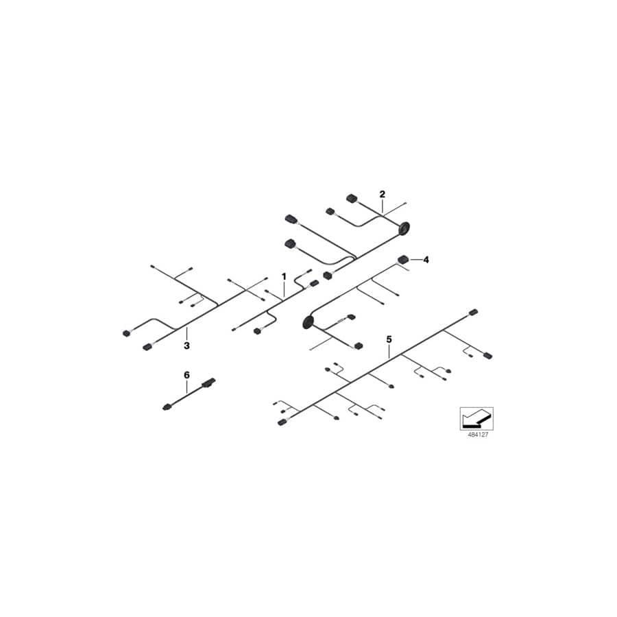 Genuine BMW 61129271772 F01 F04 F02 Wiring Harness, Rear Slip Angle Control (Inc. Hybrid 7, 740i & 730Ld) | ML Performance UK