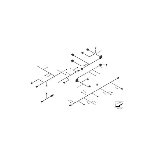 Genuine BMW 61129271772 F01 F04 F02 Wiring Harness, Rear Slip Angle Control (Inc. Hybrid 7, 740i & 730Ld) | ML Performance UK