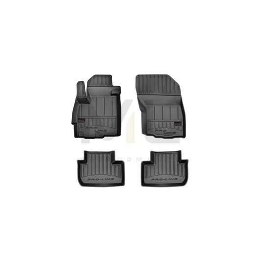 FROGUM Tailored 3D407503 Floor mat set for MITSUBISHI ASX Off-Road (GA0) Elastomer, Front and Rear, Quantity: 4, Black | ML Performance Car Parts