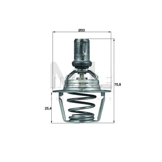 MAHLE ORIGINAL TX 66 86D Engine thermostat Opening Temperature: 86��C, with seal | ML Performance Car Parts