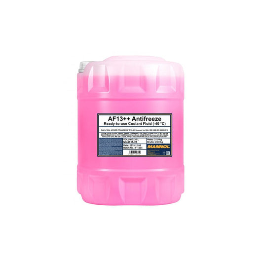 Mannol AF13++, High-performance MN4015-20 Antifreeze | ML Performance UK Car Parts