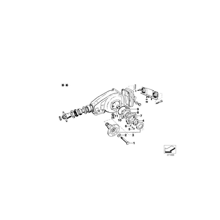 Genuine BMW 33133604218 E21 Shim 0,630MM (Inc. 2002, 316 & 1600GT) | ML Performance UK Car Parts