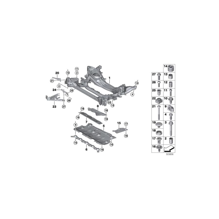 Genuine BMW 31106886194 G20 G21 Covering Cap Right (Inc. 330iX, 320iX & 320dX) | ML Performance UK Car Parts