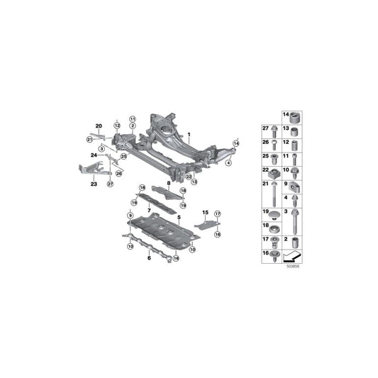 Genuine BMW 31106886194 G20 G21 Covering Cap Right (Inc. 330iX, 320iX & 320dX) | ML Performance UK Car Parts