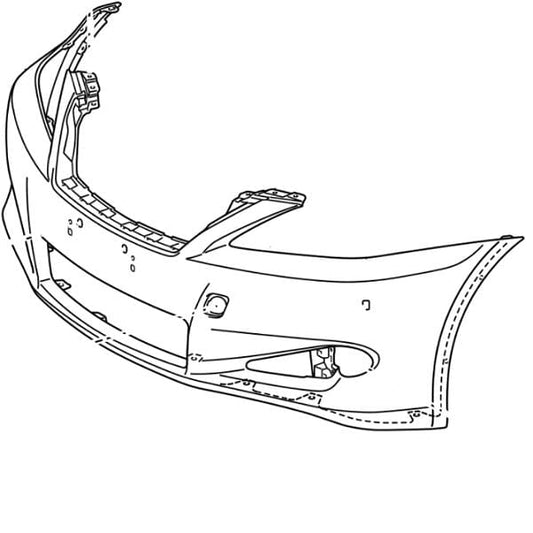 Genuine Lexus 52119-53959 IS Phase 2 Convertible Front Bumper