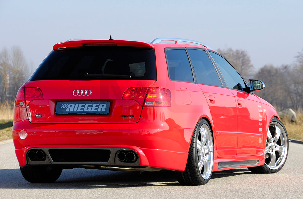 Rieger 00099025 Audi 8E B7 A4 Rear Diffuser 3 | ML Performance UK Car Parts