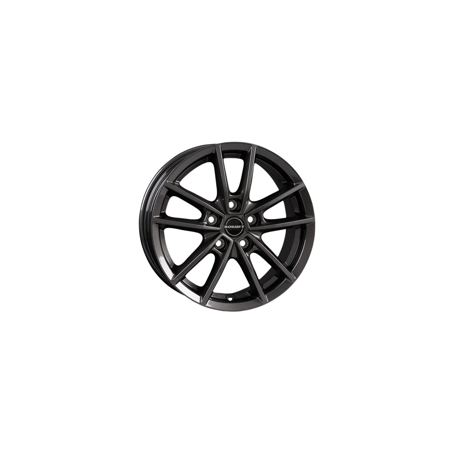 Borbet W 8x19 ET48 W 80948112572,5MAG/T Mistral Anthracite Glossy Wheel | ML Performance UK Car Parts