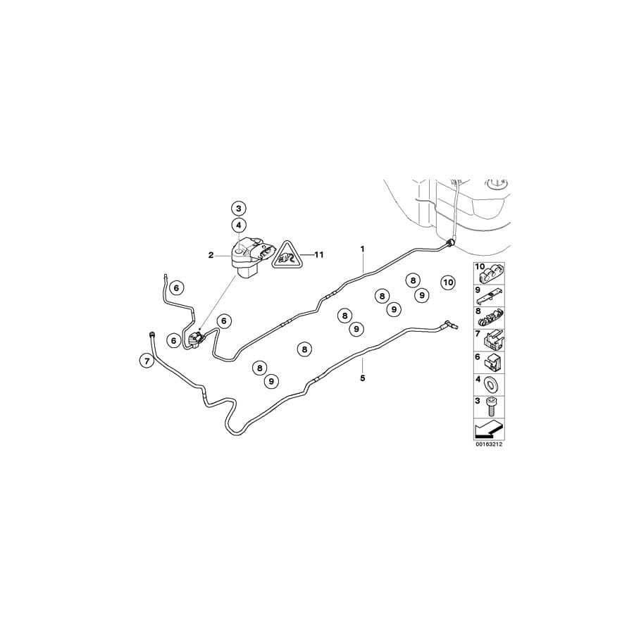 Genuine BMW 07119905219 E63 E64 E60 Fillister-Head Screw M6X20-A4 70 (Inc. M5, 745d & M6) | ML Performance UK Car Parts