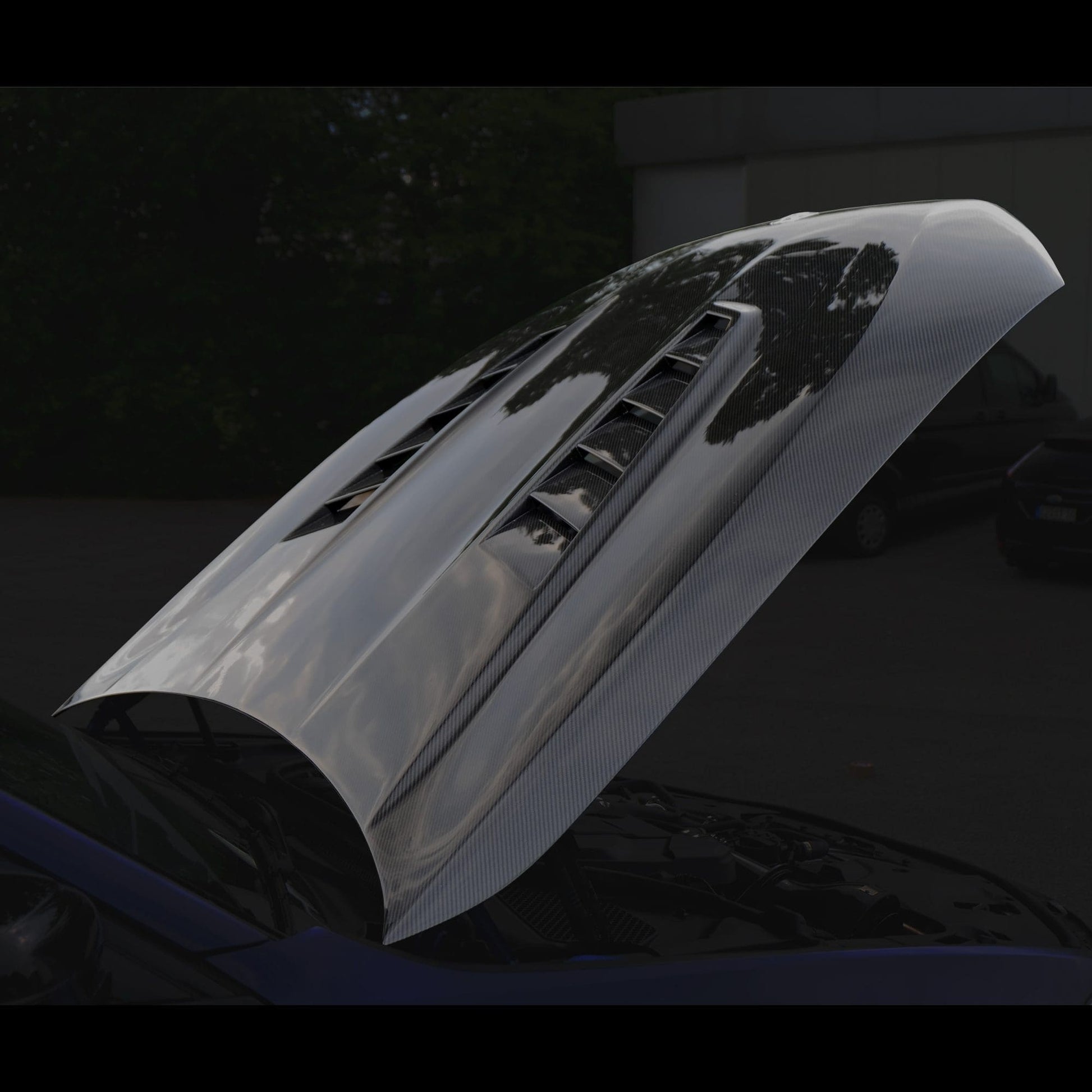 MANHART MH2F9011110 CARBON HOOD FOR BMW F90 M5 (COMPETITION / CS) WITH GTR AIR-VENTS