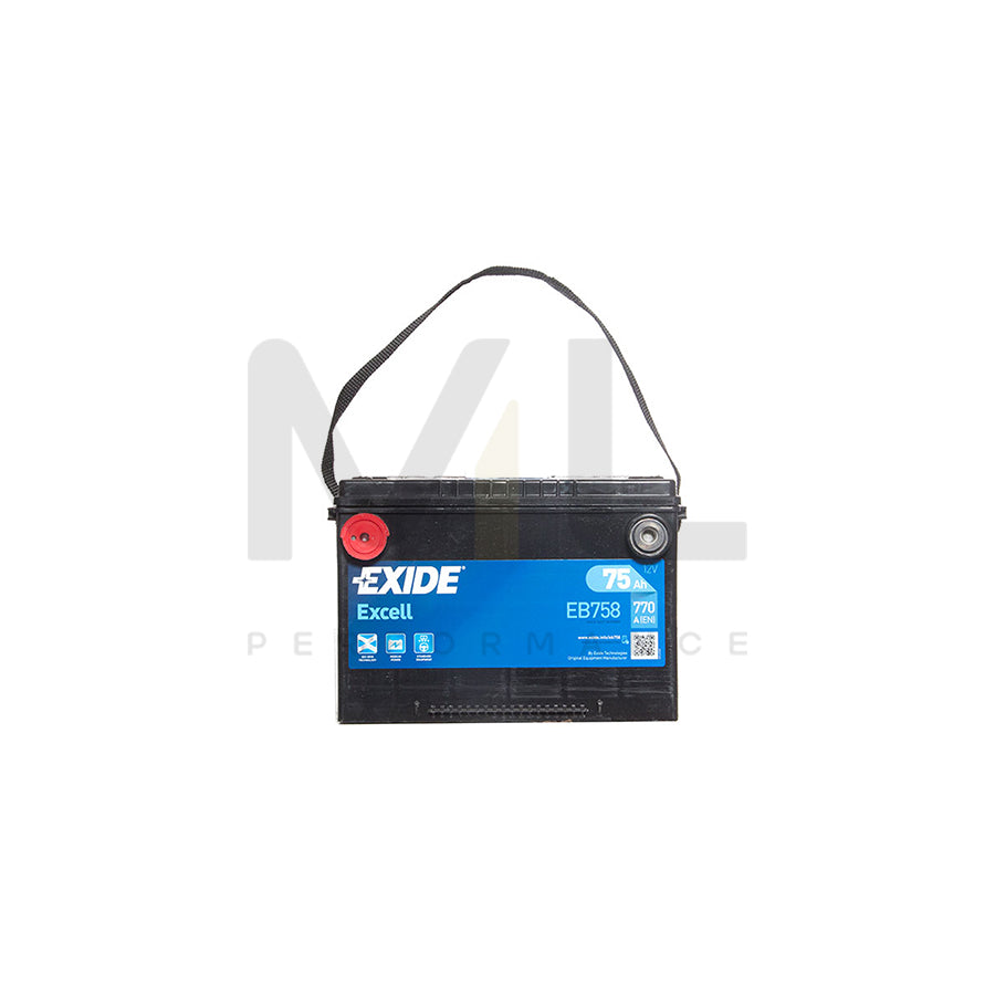 Exide Excel American Side Terminal Battery (70Ah) - 3 Year Guarantee | ML Performance UK Car Parts
