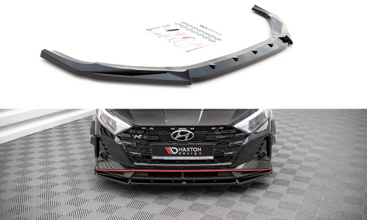Maxton Design HY-I20-3-N-FD2T Front Splitter V.2 Hyundai I20N MK3 | ML Performance UK Car Parts