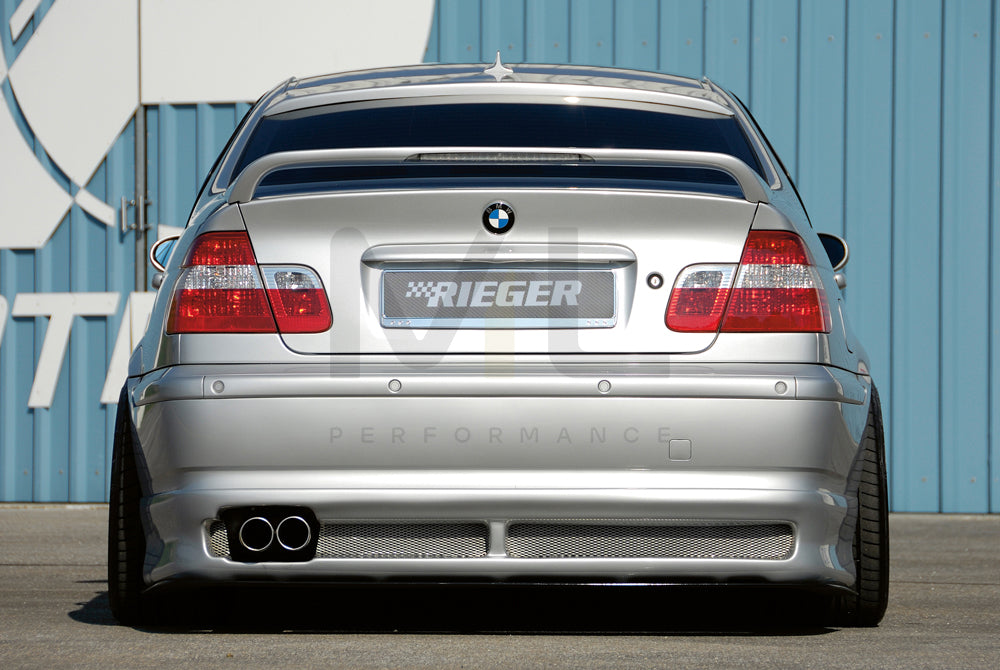 Rieger 00050407 BMW 3 Series E46 Rear Diffuser 3 | ML Performance UK Car Parts