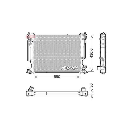 Denso DRM51014 Drm51014 Engine Radiator For Lexus Is Ii Saloon (Xe20) | ML Performance UK