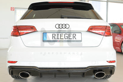 Rieger 00088183 Audi 8V Rear Diffuser (A3 & S3) 8 | ML Performance UK Car Parts