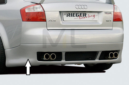 Rieger 00055206 Audi 8E B6 A4 Rear Diffuser 1 | ML Performance UK Car Parts