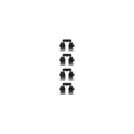 Hella 8DZ 355 205-371 Accessory Kit, Disc Brake Pads For Nissan Micra II Hatchback (K11)